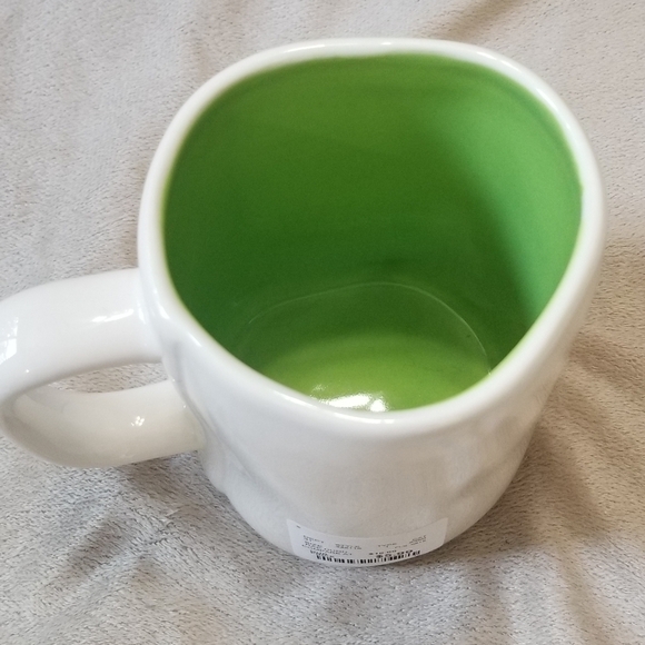 Rae Dunn Bewitched Seasonal Halloween Coffee Mug. White w/ Green Interior NWT. - Picture 3 of 4